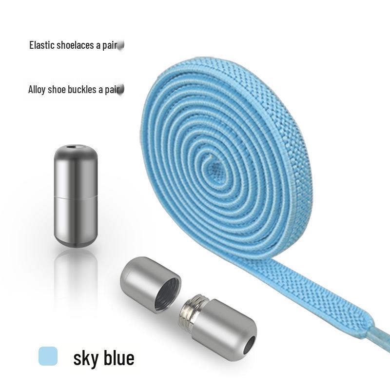 Elastic No-Tie Shoelaces for Kids with Easy Buckle