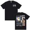 Singer Rosalia Album LUX Logo Cover T Shirts Men Women Fashion Aesthetic Oversized Tshirt Summer Casual ONeck 100 Cotton Shirt