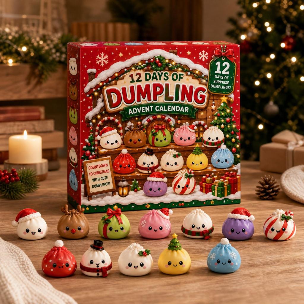 Christmas Countdown Calendar - 12 Days of Festive Holiday Surprises for Kids and Adults