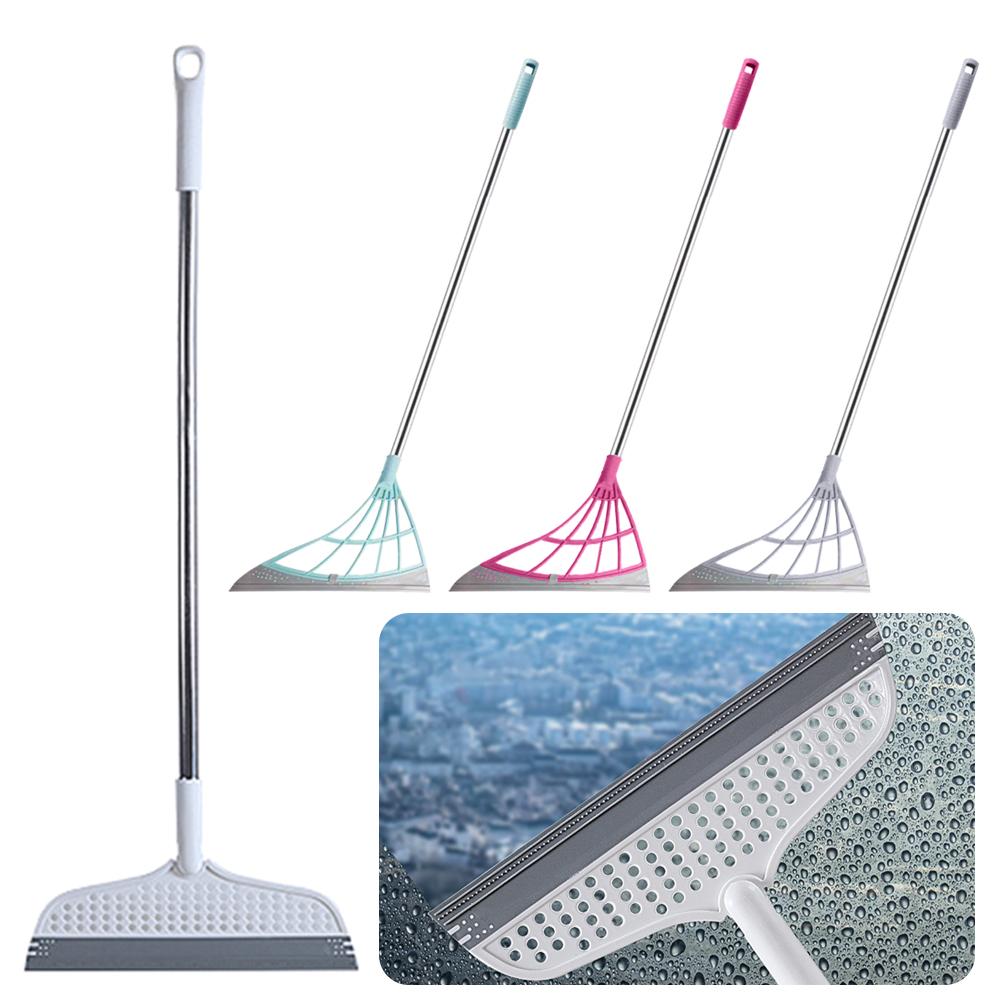 

Stainless Scraper Silicone Broom Lazy Broom Floor Scraper Home Cleaning Tool Style 5