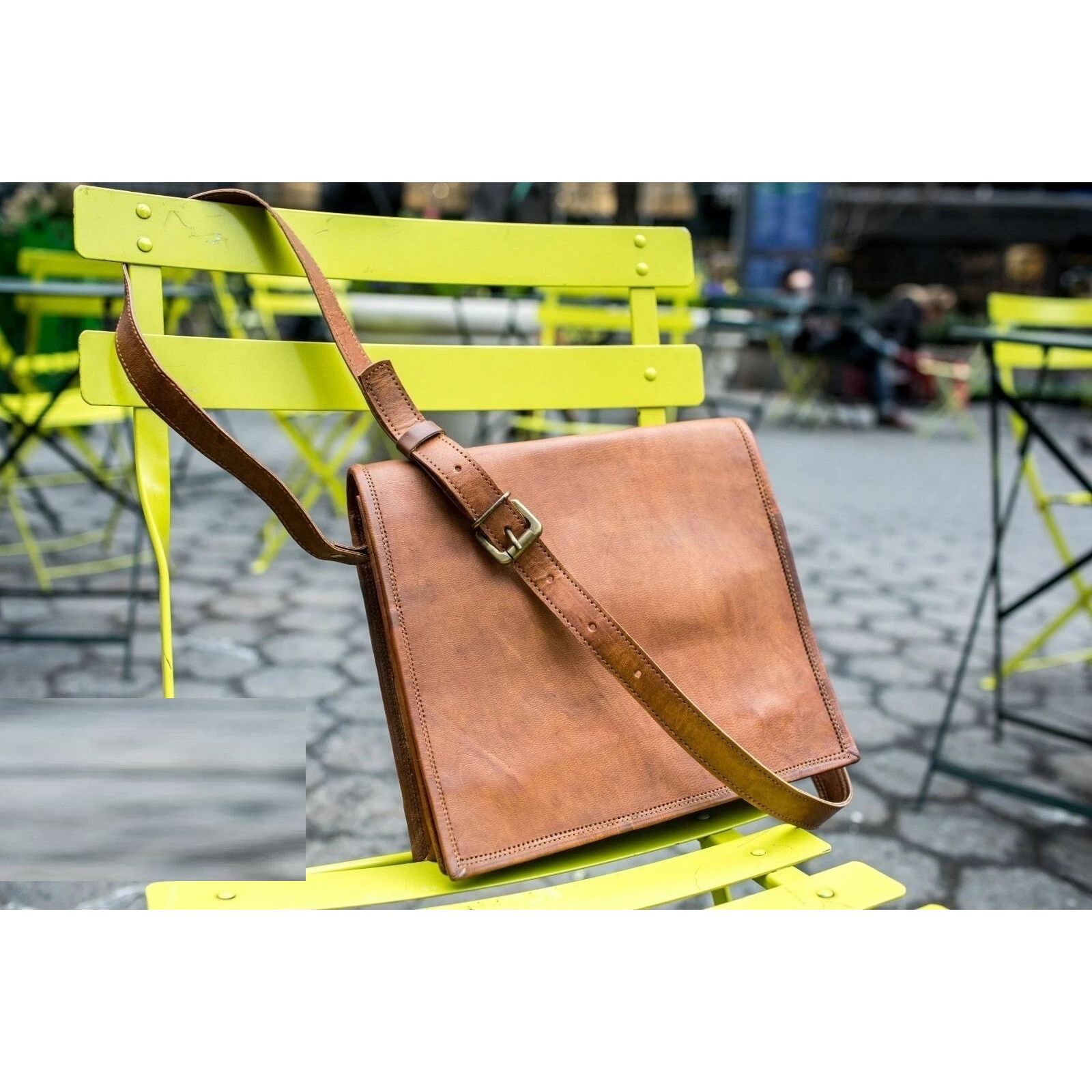 

Сумка Винтажная Кожаная Мужская Натуральная Мессенджер На Плечо Портфель Мужской 13 x 10 x 4 in