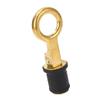 2Pcs Screw Type Compression Drain Plug Excellent Sealing Oxidation Resistant Rubber Brass Boat Drain Plug for Marine Yacht