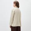 Women's Linen Blend Knit Blazer Jacket