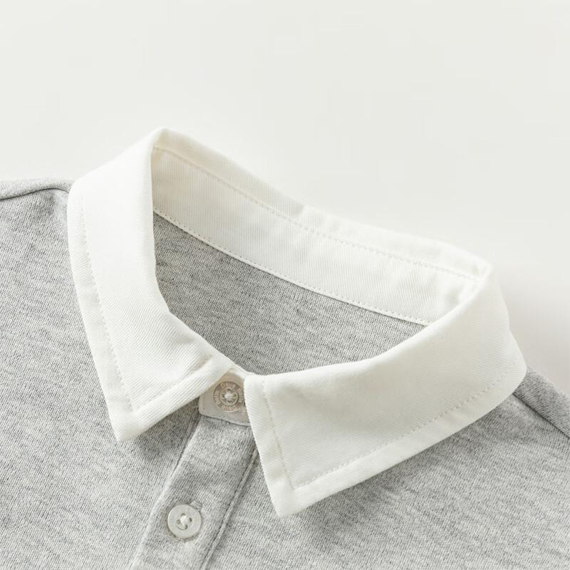 Boys' College Style Color-block Polo Shirt