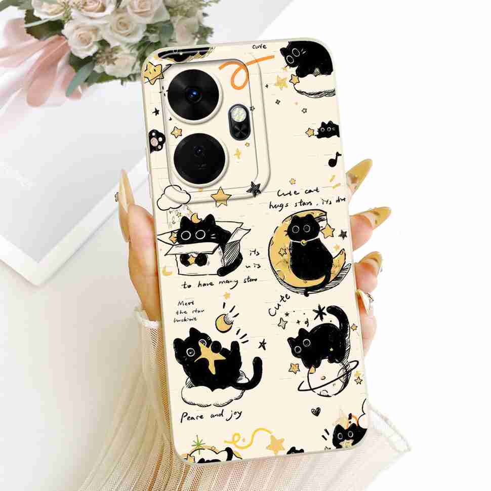 Case For Itel P55 Plus Casing Lovely Cat Dragon Flip Phone Cover For Itel P 55 P55Plus P55+ P663LN P663L Coque Capa