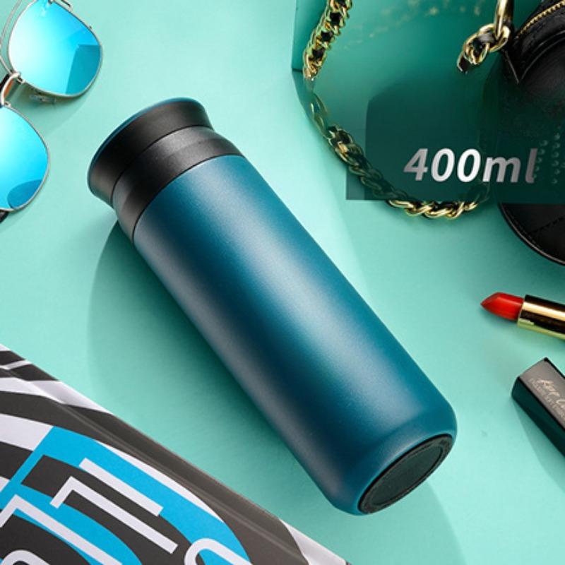 Stainless Steel Trendy Portable Cup Upscale Student Travel Mug Female Car Cup with Lid