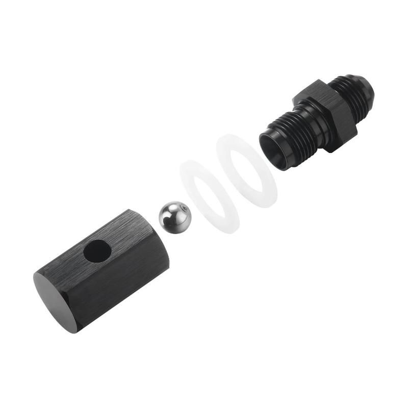 6An 8An 10An Stecker Brennstoffzellen-Tank Überrollentlüftungsventil Aluminium Eloxiert Brennstoffzellenentlüftung Überrollventil Montiertes Anschlussstück Adapter