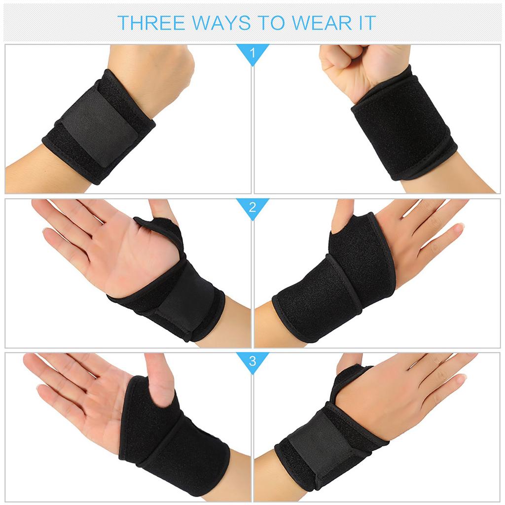 Tornozeleira para Túnel do Carpo Tendinite Artrite Alívio da Dor Suporte Protetor de Pulso para Esportes