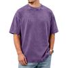 Men's Distressed Cotton -Neck Short Sleeve T-Shirt | Casual Vintage Tees For Daily Wear