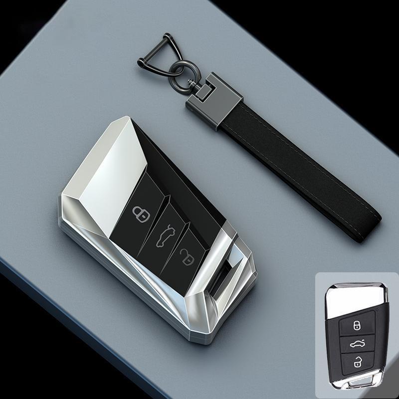 High-end Zinc Alloy Car Key Case Cover for VW Volkswagen Golf 8 MK8 Skoda Octavia A8 2021 SEAT Leon MK4 Camouflage