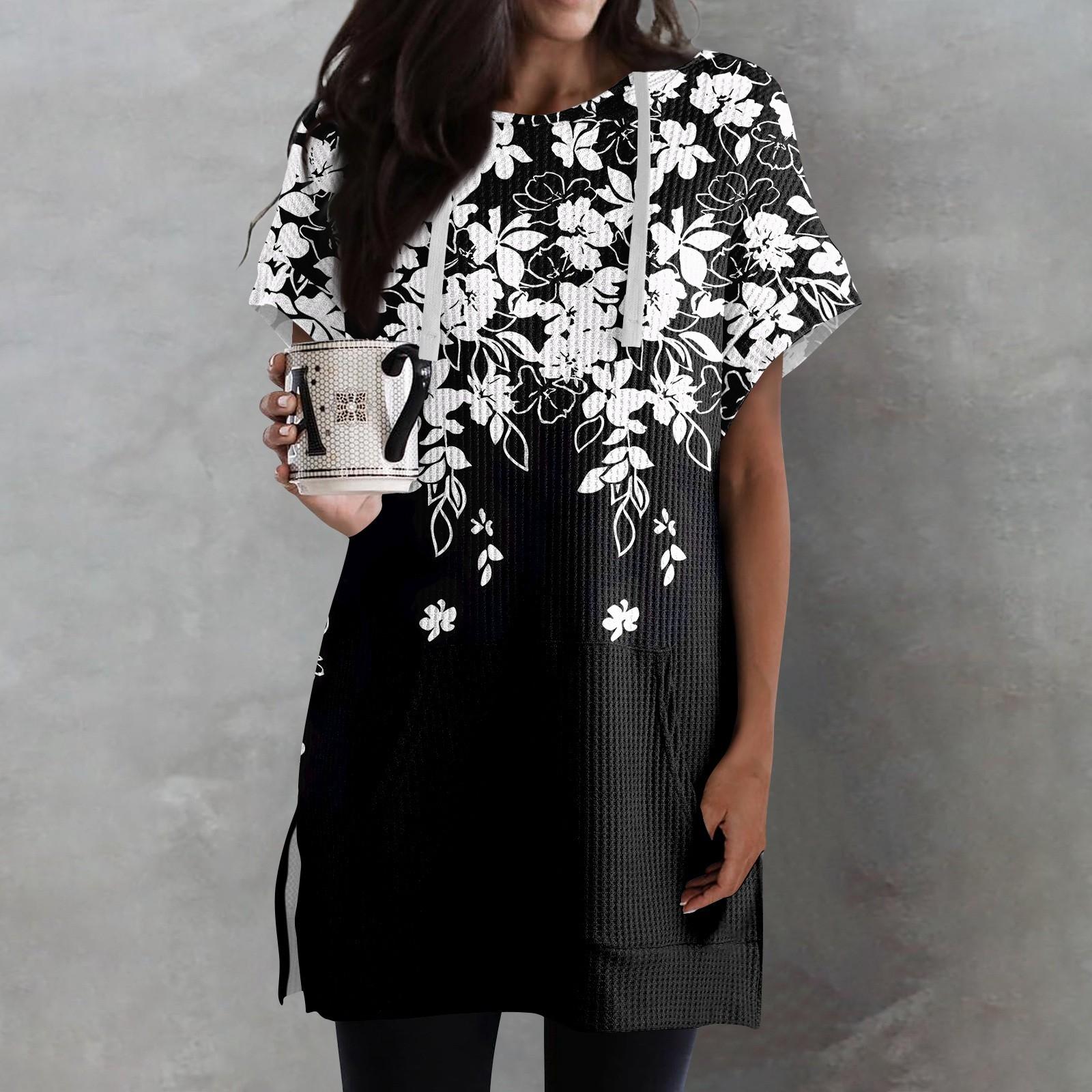 Женские свободные рубашки с принтом — фото 6