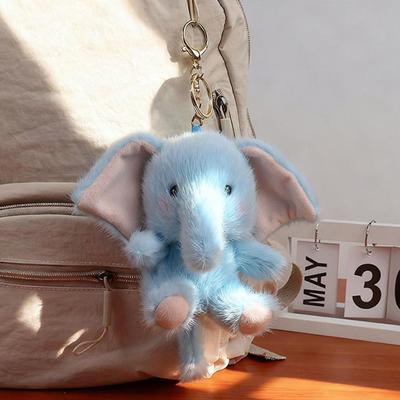 #1Pc Trendy Elephant Plush For Woman With Cute Charm, Bag Charm Decorative Accessory For Keys, Bags & Backpacks Gift Bag Charm