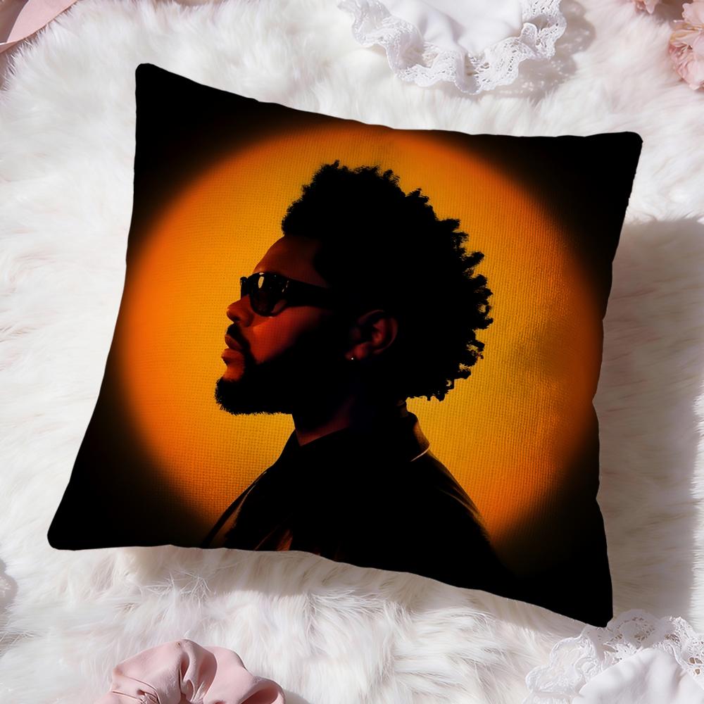 T-The Weeknd Sänger Kissenbezug Premium Komfort Wendbarer Kissenbezug -Zwei-in-Eins-Design für Jeden Raum & Autoinnenraum
