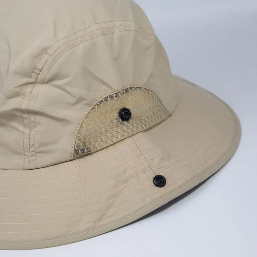 New Lightweight Bucket Hat Breathable Wide Brim Sun Hat Adjustable Uv Protection Fisherman Cap Summer