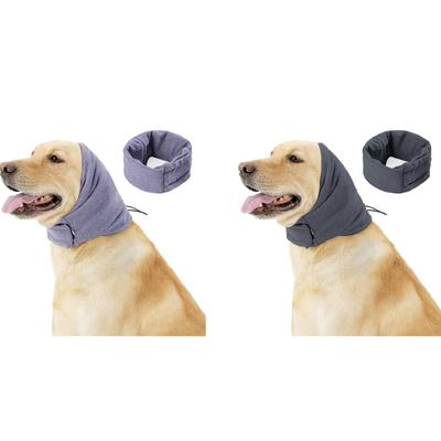 Hundeohrabdeckung Nackenwärmer Gehörschutz für Haustier Ohrwickel zum Trimmen Baden Föhnen