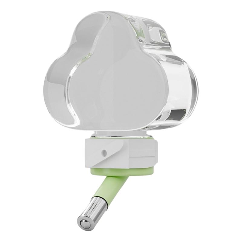 

Practical Water Dispenser for Small Pet Water Dispenser Cage Mounted Waterer for Rabbits Water Drinking Bottle Leakproof зелений