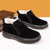 New Large-sized Winter Men's Cotton Shoes and Snow Boots Anti-slip Cold-proof Thickened Warm and Fleece Cotton Boots