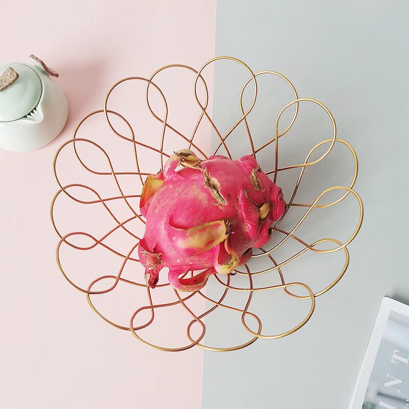 Abay Light Luxury Wrought Iron Fruit & Snack Bowl
