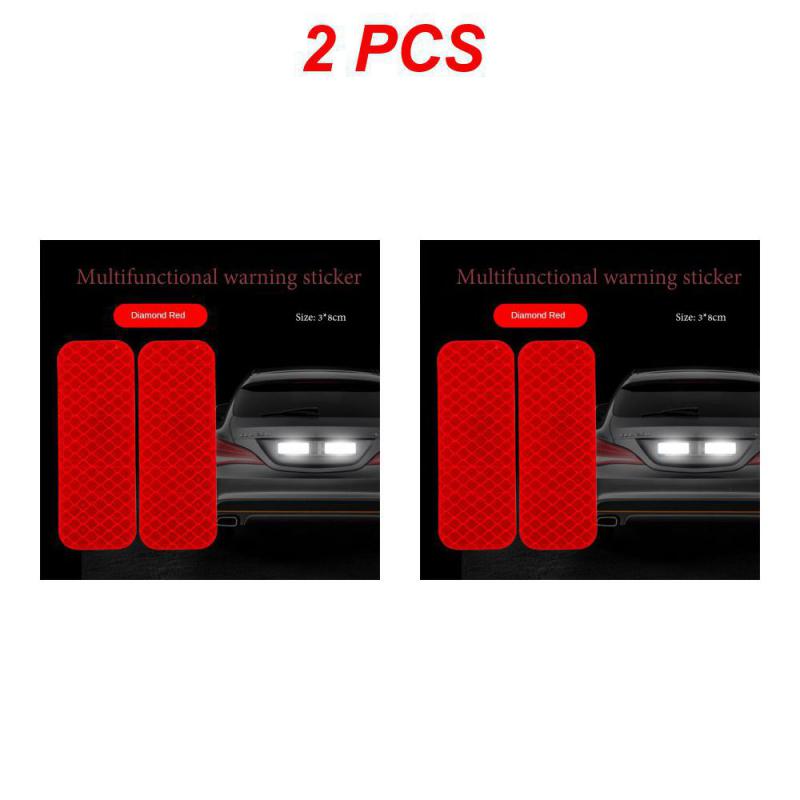 1 ~ 5 bucăți autocolante reflectorizante pentru bara de protecție a autovehiculului benzi reflectorizante de avertizare autocolante reflectoare de siguranță