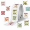 500-Sheet Sticky Note Roll: Self-Adhesive Labels for Scrapbooks, Gift Bags, and Envelopes.