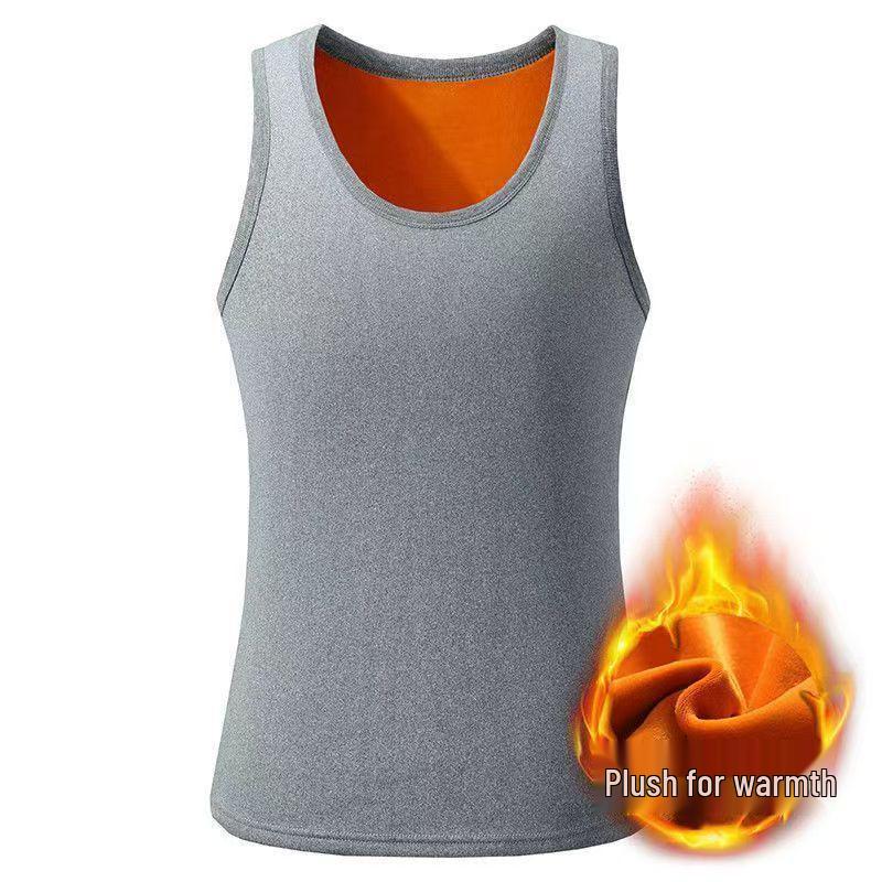 BND Herren Nahtlose Schnellwärmende Fleecegefütterte Weste Basisschicht für Herbst/Winter.