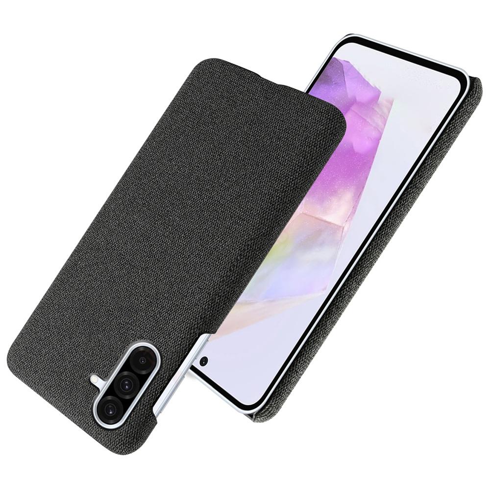 For Samsung Galaxy A36 5G Phone Case Cloth Texture Anti-Scratch Protective PC Back Cover