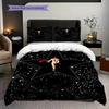 David Bowie Legendary Icon Threepiece Set 1 Duvet Cover 2 Pillowcase Without Core Bedding Set Soft And Comfortable Christmas Birthday Gift