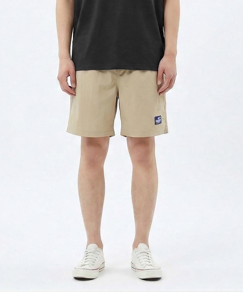 EZBUY [2Pack] Unisex Wave Code Taslan Summer Half Pants 8 Colors (Type A)