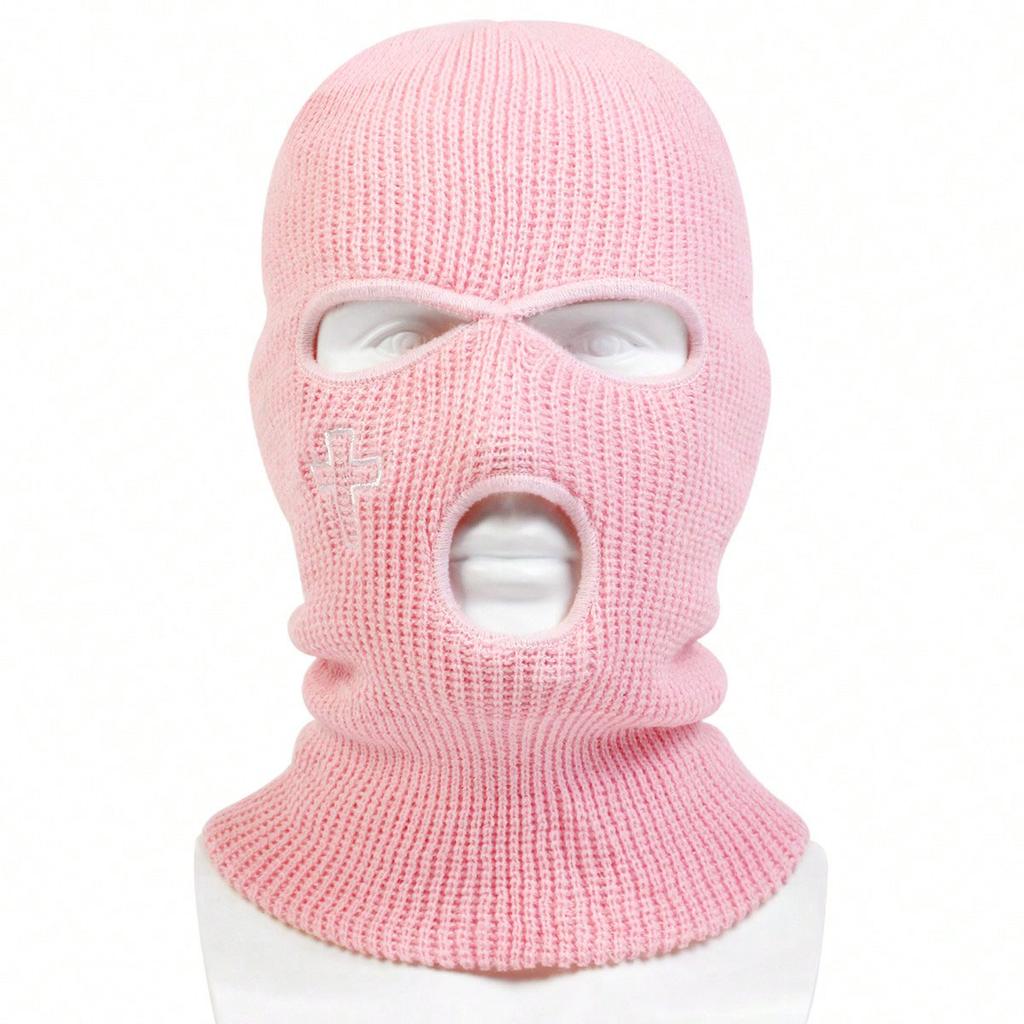 Unisex 5 stiler Broderi Balaklava Lue Vinter Varm Kald Lue Vindtett Strikkede Luer Vår Høst Utendørssport Reise for Kvinner Menn