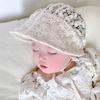 Lace Flower Baby Sun Hat Soft Toddler Princess Cap Sweet Infant Bonnet Cap
