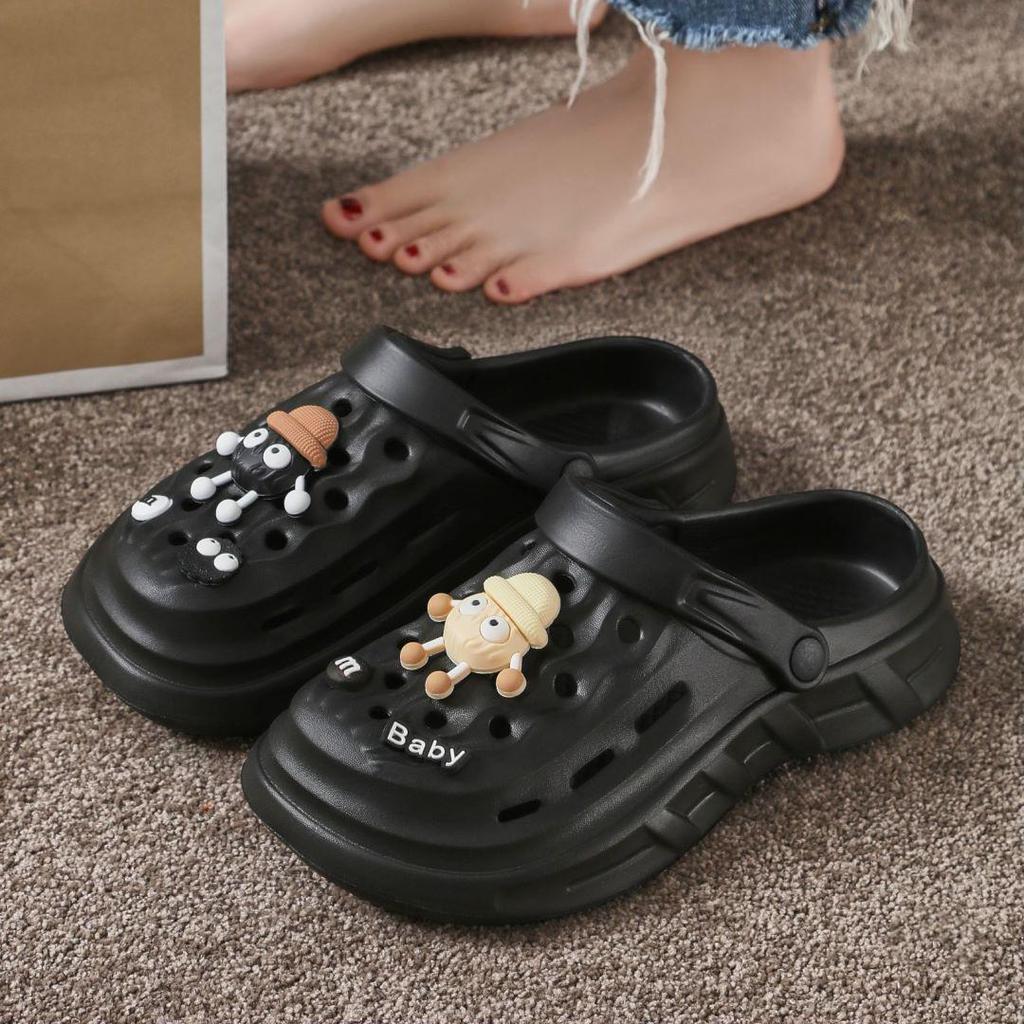 New Closed-Toe Women's Sandals: Summer Outdoor Non-Slip, Anti-Odor EVA Beach Shoes