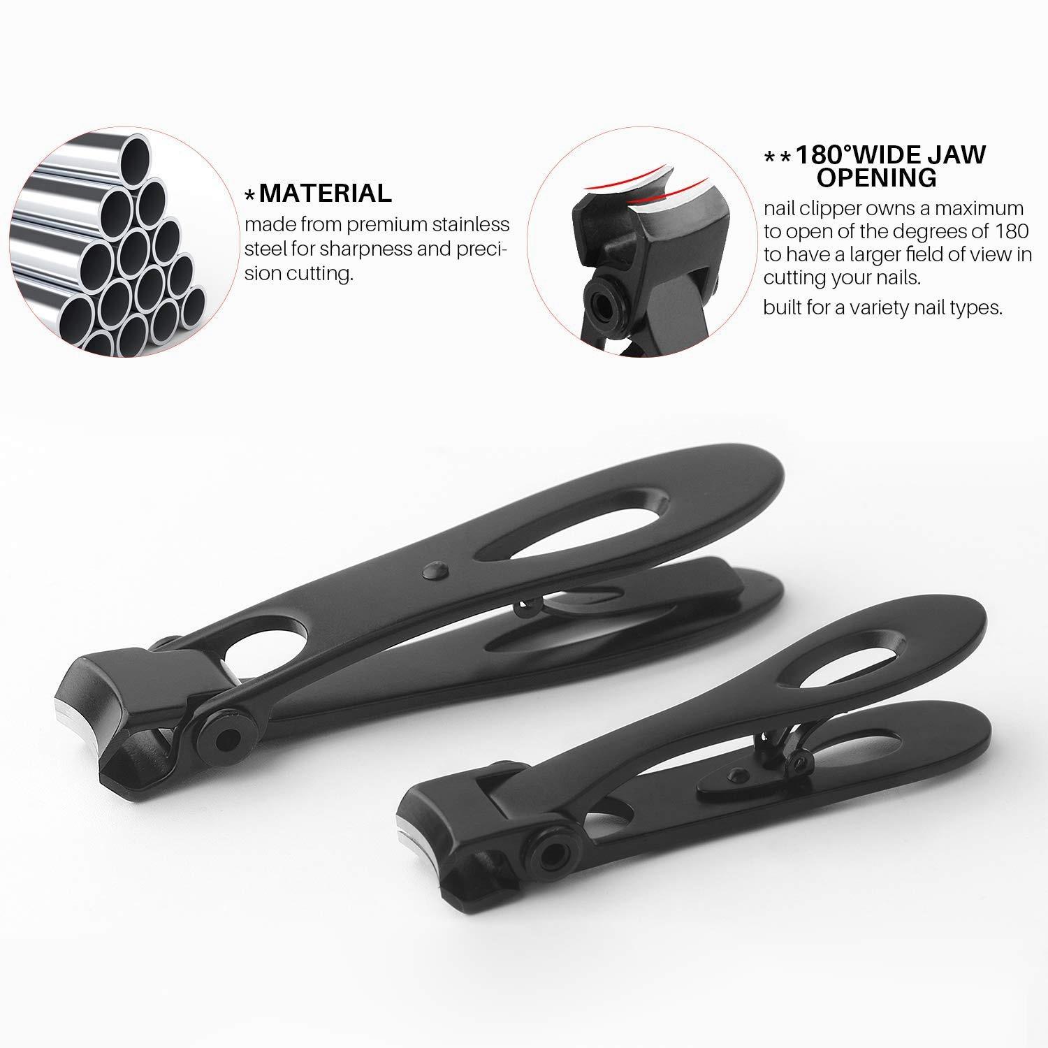 Practical-4Pc Finger Nail And Toe Nail Clippers Set Wide Pliers Suitable For Thick Nails Large And Small Sharp Nail Clippers