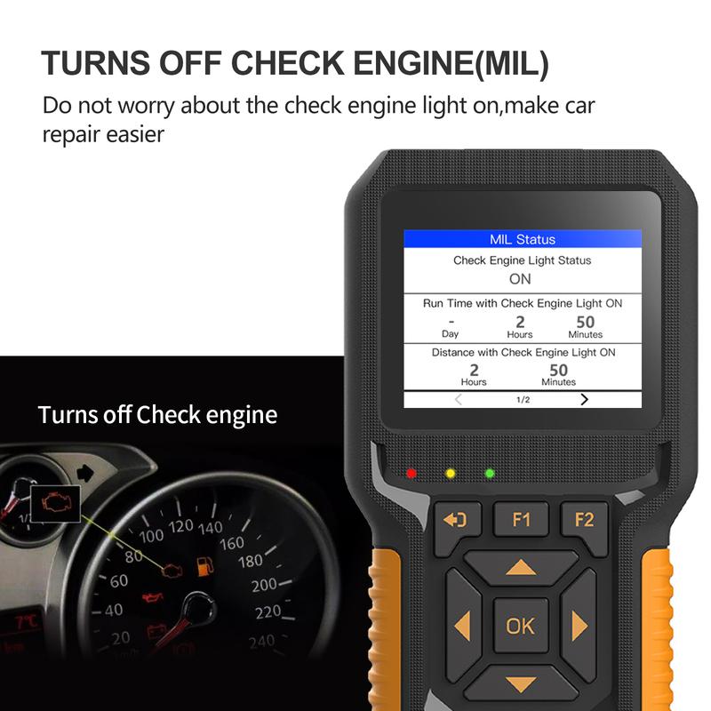 [For Car and Truck] HUMZOR NexzCheck NC601 12V 24V Diesel OBD2 Code Scanner Data Stream Action Test