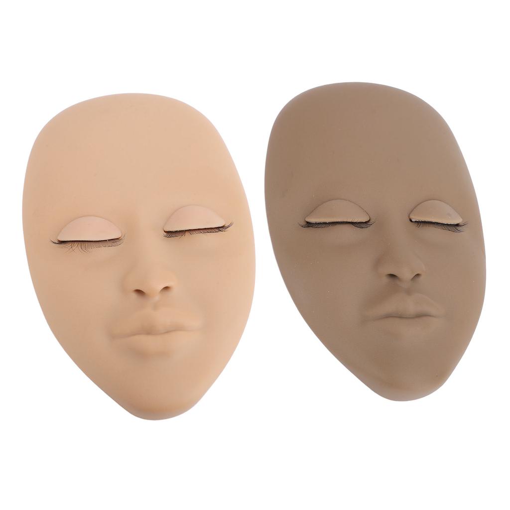 Lash Mannequin Head Silicone Removable Eyelid Multifunctional Eyelash Extension Mannequin Head for M