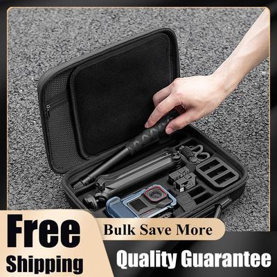 For Insta360 Ace Pro 2 Grip Kit Organizer Bag Anti-Scratch Hard Shell Storage Bag Portable Camera Organiser for Outdoor Travel