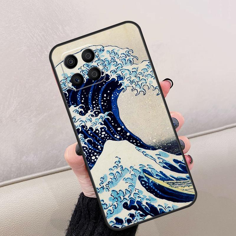 

Японский стиль Укиё-э Чехол для Honor Magic 8 7 5 6 Lite Для Honor 200 400 Pro X9d X9c X9b X9a X8c X8b 70 90 Win RT Honor 70