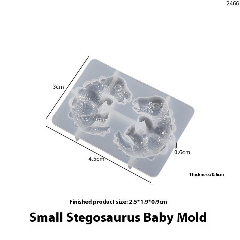 1 Piece DIY Dragon Animal Candle Craft Ornaments 3D Dragon Egg Silicone Resin Mold Home Decoration