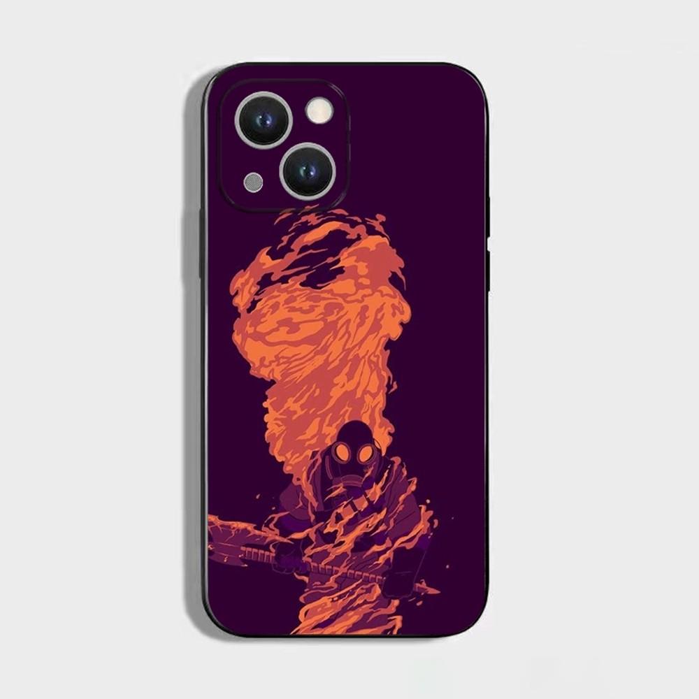 Team F-Fortress 2 Game 1 Phone Case For iPhone 16 15 Plus 14 13 Pro Max 12 Mini 11 X XS XR 7 8 8Plus Black Soft Phone Coque