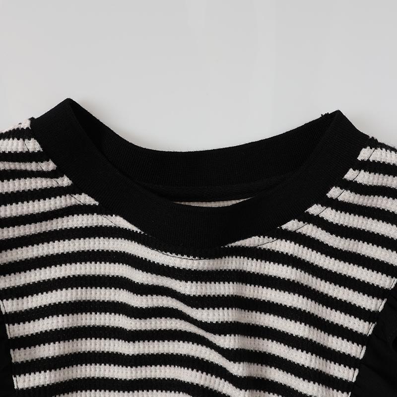 MIXMAX Casual Versatile Temperament Fashionable Age Reducing and Slimming Long-Sleeved Dress
