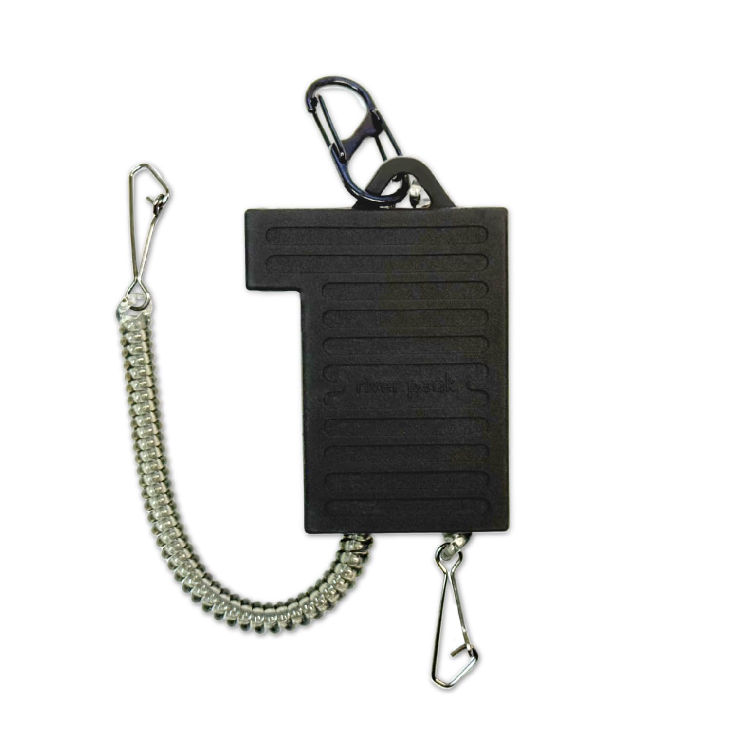 River Peak Stream Tag Dual Retractor (01_Black)