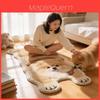 Niedriger, flauschiger Hundebett-Teppich mit realistischem Druck für Schlafzimmer und Wohnzimmer, Komfort