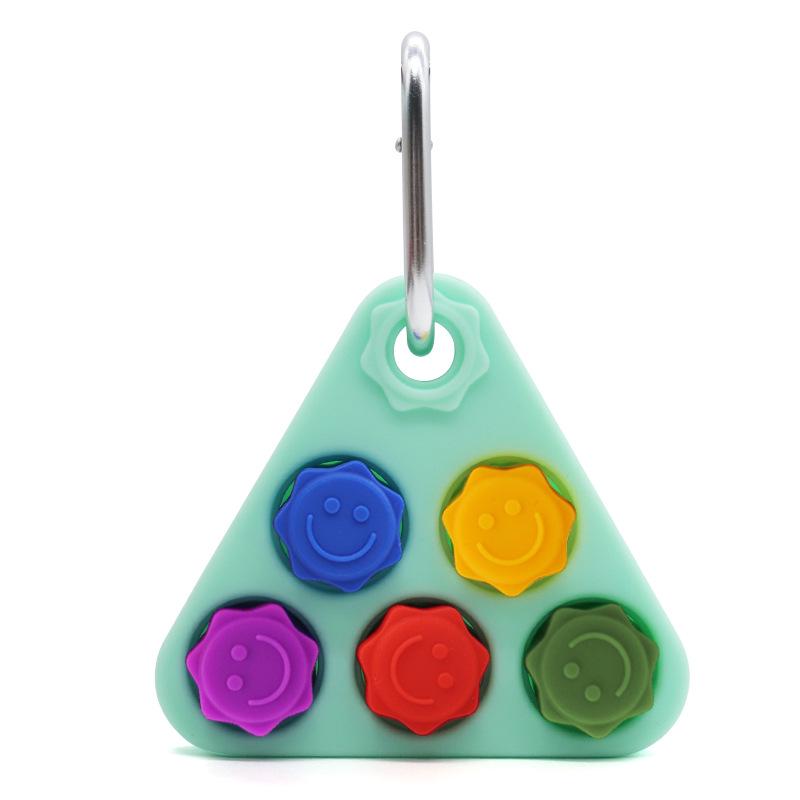 

Набор корейских народных игр: 3D-печатные кубики и традиционная игрушка джекстоунз мятный зеленый