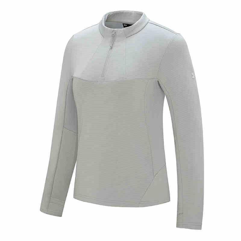

Under Armour Comfortable Casual Moisture-Wicking Long Sleeve T-Shirt Women Tops Light-Gray 14421165-0045