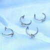 Magnetic Imitation Lip Rings Stainless Steel Body Jewelry Without Piercing Comfortable Wear for Dances Party Supplies