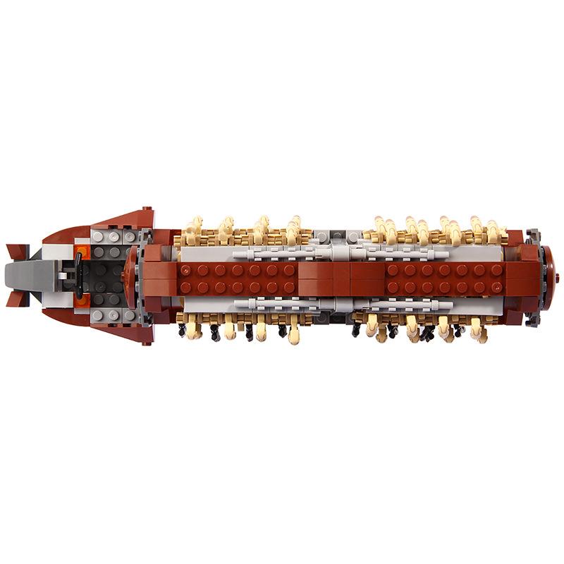 Star Wars Assault Shuttle Building Blocks Set, Mini Building Bricks STEM Educational DIY Toy Kit for Kids 6+