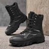High Quality Warm Men Boots High Top Non Slip Hiking Boots Outdoor Lightweight Hunting Trekking Camping Work Boot Ankle Boots