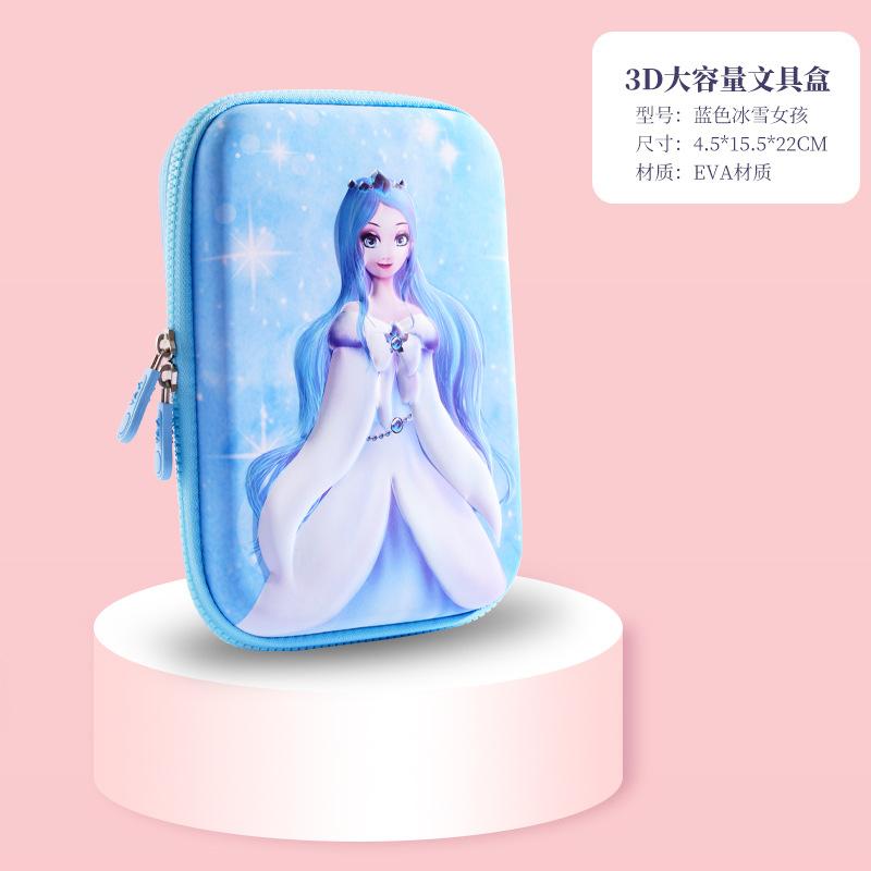 3D EVA Unicorn Astronaut Pencil Case Large Capacity Cartoon Stationery Box Pencil Box Student Pen Case School Gifts