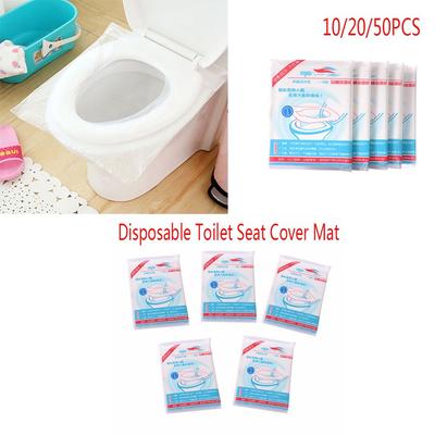 10/20/50pcs Hot Comfortable Bathroom Disposable Toilet Seat Cover Waterproof Cushion Paper Pad