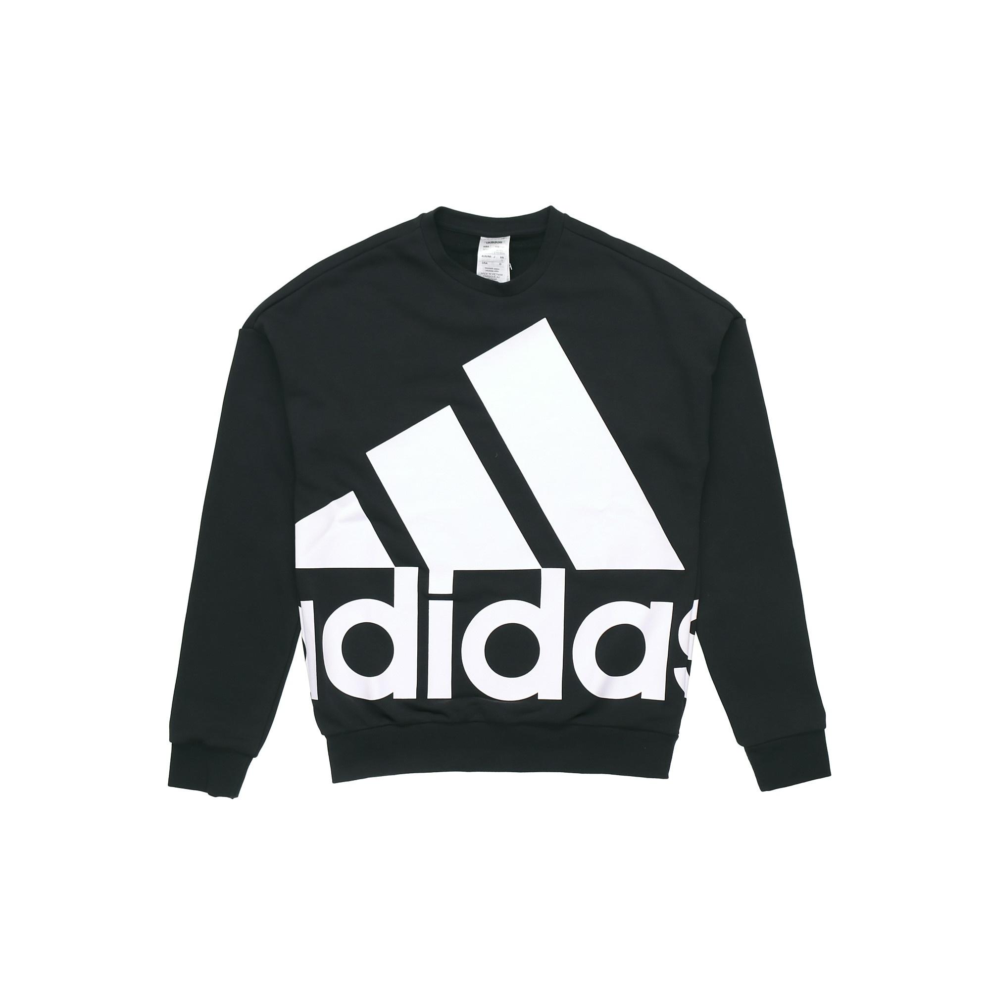 adidas M FAV BL SWT Round Neck Athleisure Casual Sports Pullover Black Men s GK0617 M