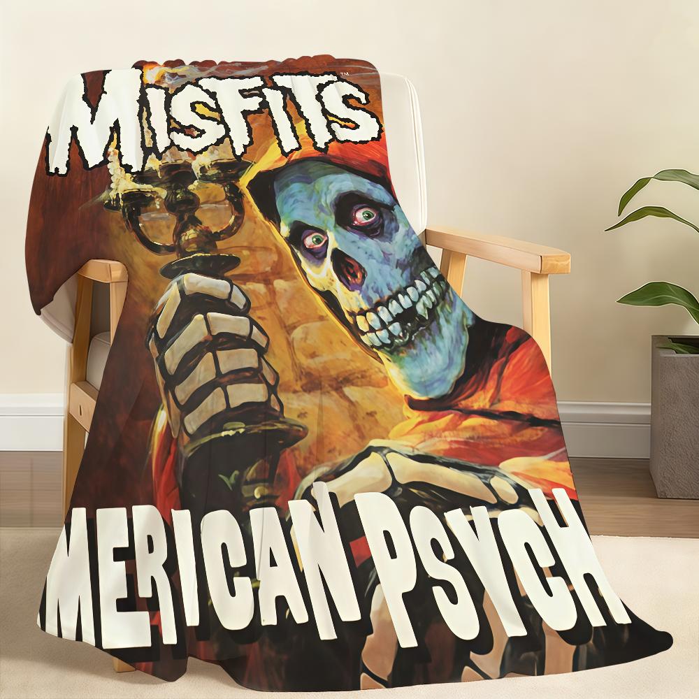 Rock Band MMisfitSS Blanket Soft Throw Blanket for Home Bedroom Bed Sofa Picnic Travel Office Rest Cover Blanket Gift